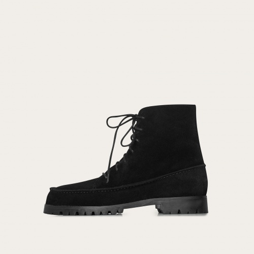 Tefer Boots, black suede